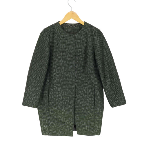 トップショップ TOPSHOP スナップボタンノーカラーコート レディース  34